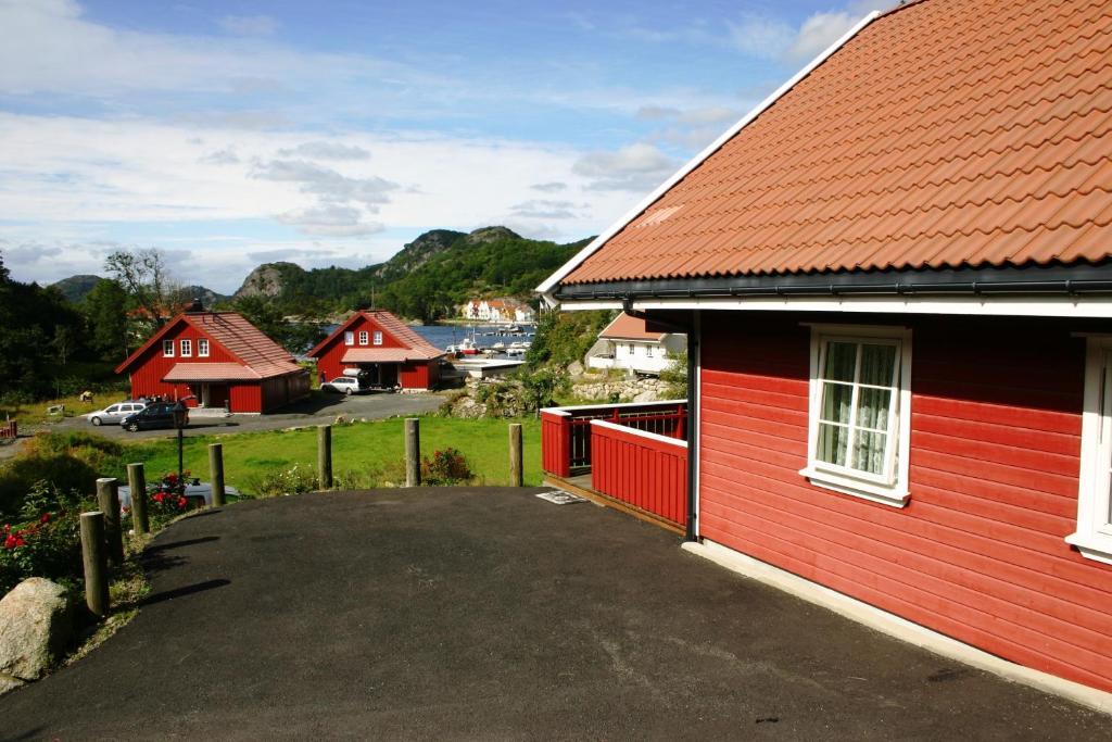 Bjornevag Ferie Hotel Farsund Exterior foto